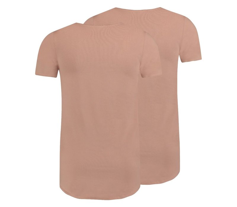 Rj Everyday Heren T-shirt Diepe V-hals Raw Edge (body fit)