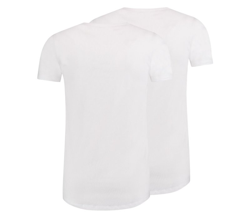 Rj Everyday Heren T-shirt Diepe V-hals (body fit)