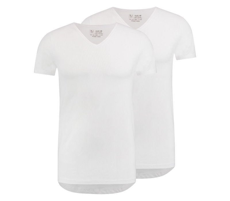 Rj Everyday Heren T-shirt V-hals (body fit)