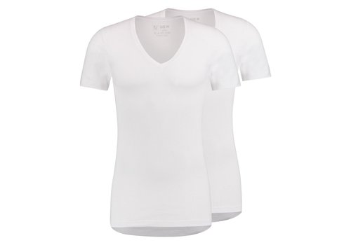 RJ Bodywear Rj Everyday Heren T-shirt Diepe V-hals (slim fit)