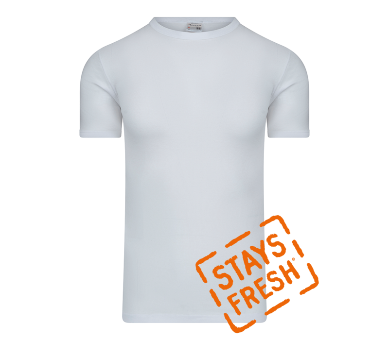 Beeren Heren T-Shirt Stays Fresh M3000 Wit  2-Pack