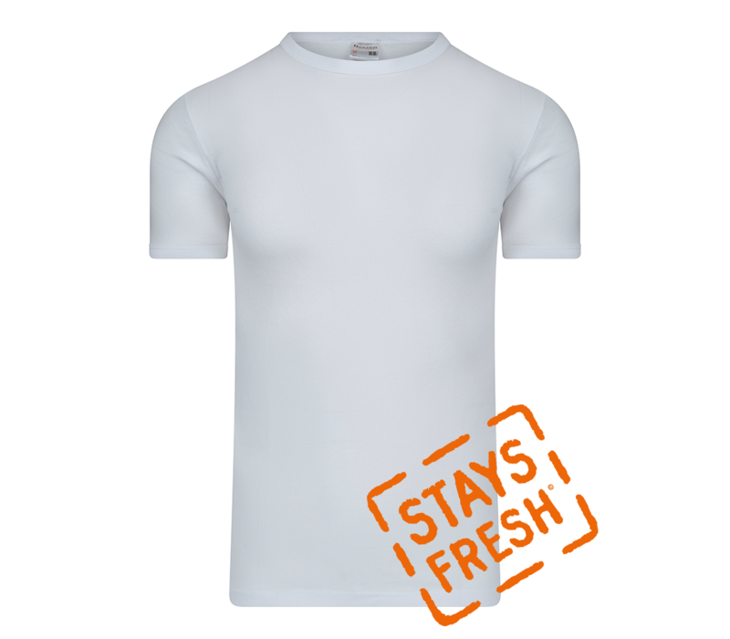 Beeren Heren T-Shirt Stays Fresh M3000 Wit