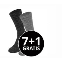 Lamswollen Sokken Voordeelpack Grijs/Melange