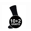 Sportsokken Met Badstof Zool Mega Voordeelpack Zwart