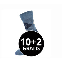 Sokken Met Ruiten Motief Mega Voordeelpack Jeans