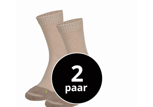 Wandelsokken 2-Pack Beige