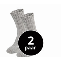 Wollen sokken 2-Pack Grijs