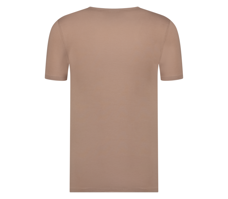 Beeren Heren T-Shirt Extra Lang Green Comfort V-Hals Huidskleur