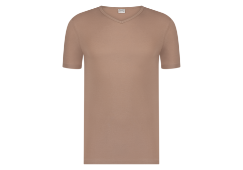 Beeren Heren T-Shirt Extra Lang Green Comfort V-Hals Huidskleur