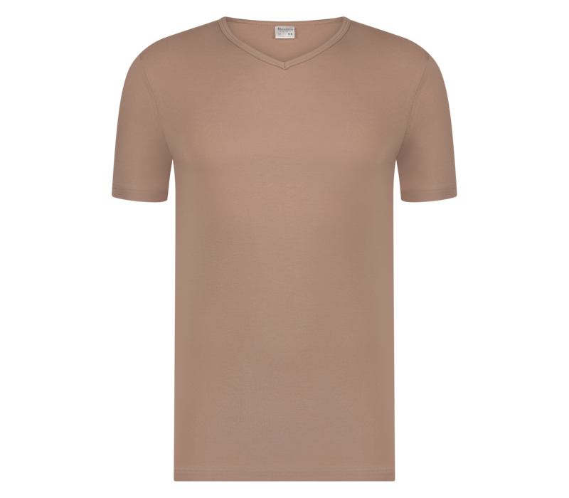 Beeren Heren T-Shirt Extra Lang Green Comfort V-Hals Huidskleur Voordeelpack