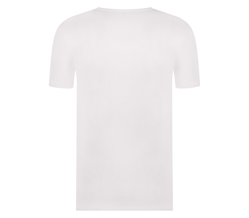 Beeren Heren T-Shirt Extra Lang Green Comfort V-Hals Wit Mega Voordeelpack