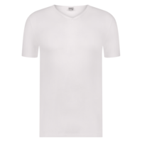 Beeren Heren T-Shirt Extra Lang Green Comfort V-Hals Wit Mega Voordeelpack