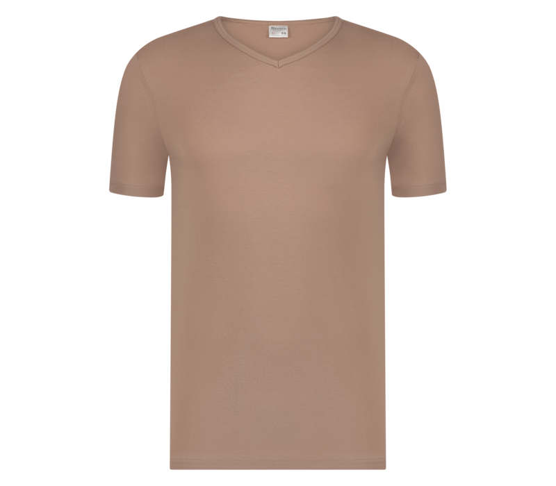 Beeren Heren T-Shirt Extra Lang Green Comfort V-Hals Huidskleur Mega Voordeelpack