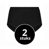 Beeren Dames Green Comfort Maxislip Zwart 2-Pack