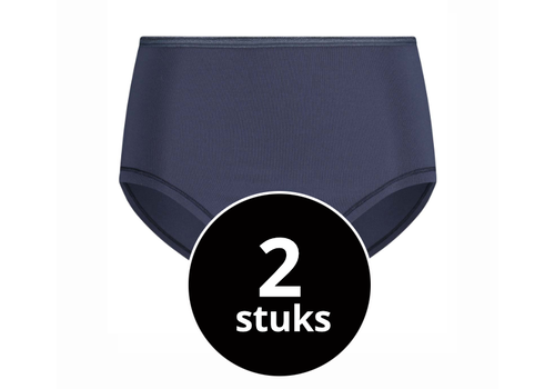 Beeren Dames Maxislip Elegance Donkerblauw 2-Pack