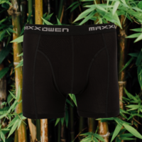 Maxx Owen Heren Boxershort Zwart Bamboe 2-Pack