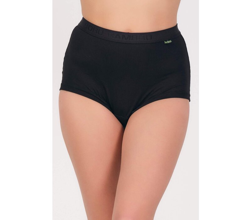 Maxx Owen Dames Short Zwart Bamboe Voordeelpack