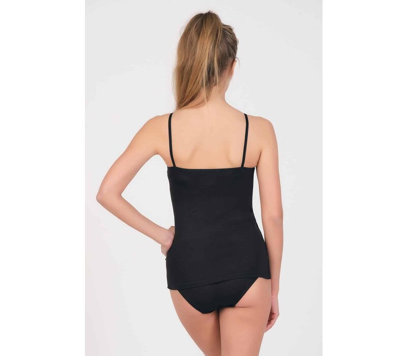 Maxx Owen Dames Top Bamboe Zwart 2-Pack