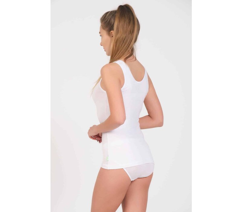 Maxx Owen Dames Hemd Bamboe Wit 2-Pack