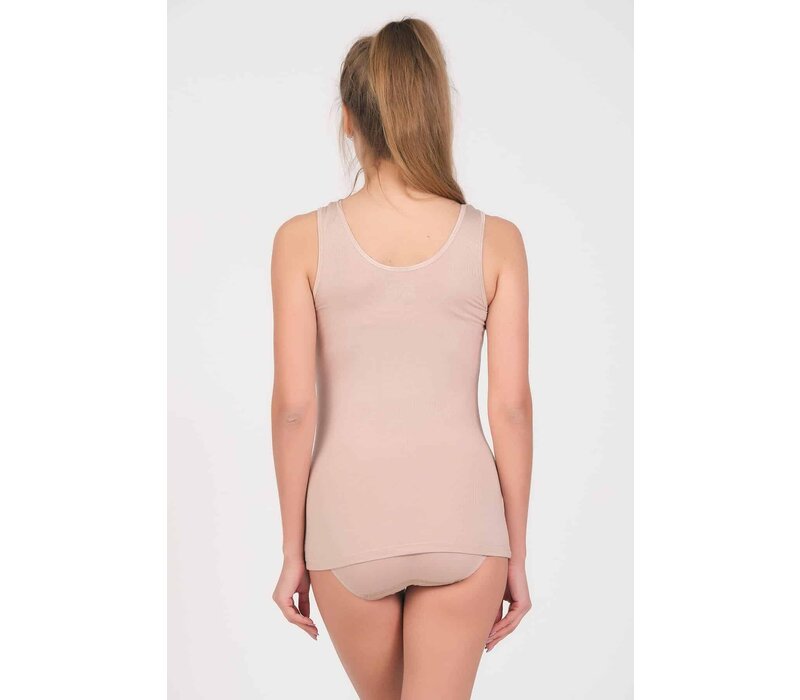 Maxx Owen Dames Hemd Bamboe Huidskleur 2-Pack