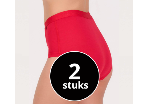 Maxx Owen Maxx Owen Dames Short Rood Bamboe 2-Pack