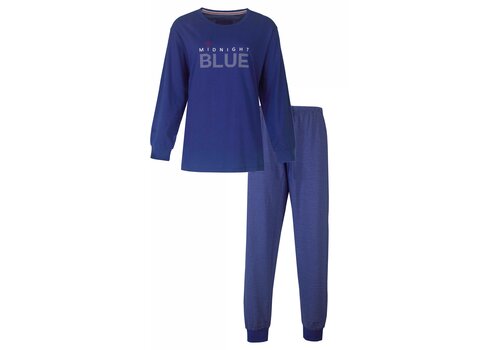 Irresistible Irresistible Dames Pyjama Kobalt Blauw