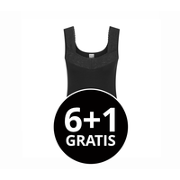 Beeren Dames Comfort Feeling Hemd Zwart Met Kant Voordeelpack
