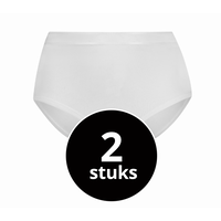Beeren Dames Green Comfort Midi Wit 2-Pack