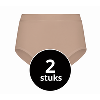 Beeren Dames Green Comfort Maxislip Caffe Latte 2-Pack