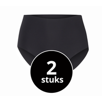 Beeren Dames Invisible Maxi Slip Zwart 2-Pack