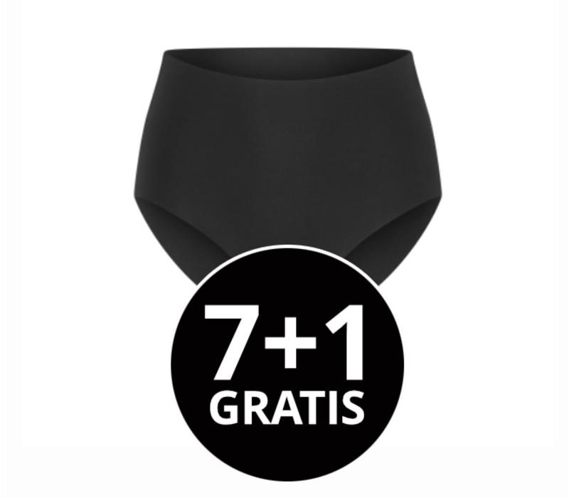 Beeren Dames Invisible Maxi Slip Zwart Voordeelpack
