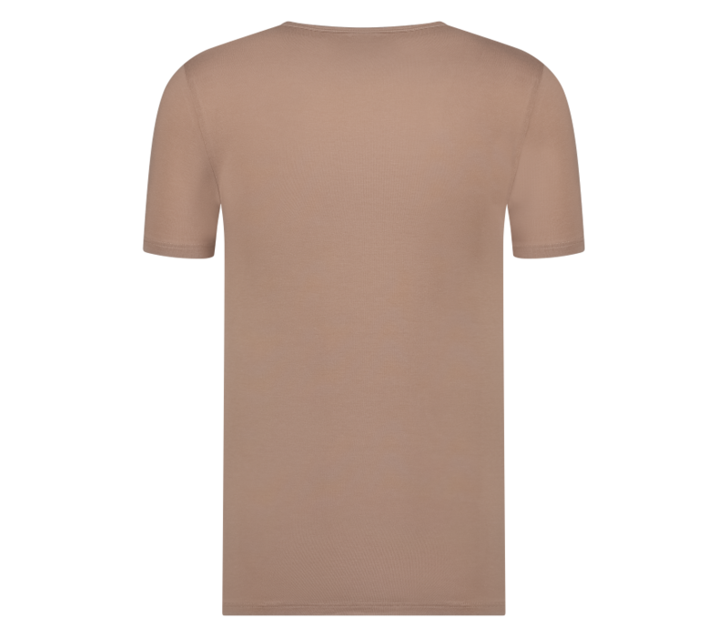 Beeren Heren Diepe V-Hals T-Shirt Extra Lang Green Comfort Huidskleur Voordeelpack