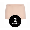 Beeren Dames Short Invisible Huidskleur 2-Pack