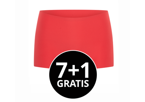 Beeren Dames Short Invisible Rood Voordeelpack