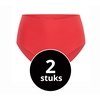 Beeren Dames Invisible Maxi Slip Rood 2-Pack