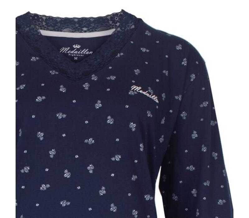 Medaillon Dames Pyjama Marine