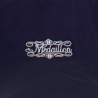 Medaillon Dames Nachthemd Marine