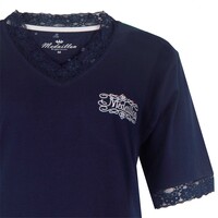 Medaillon Dames Nachthemd Marine