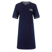Medaillon Dames Nachthemd Marine