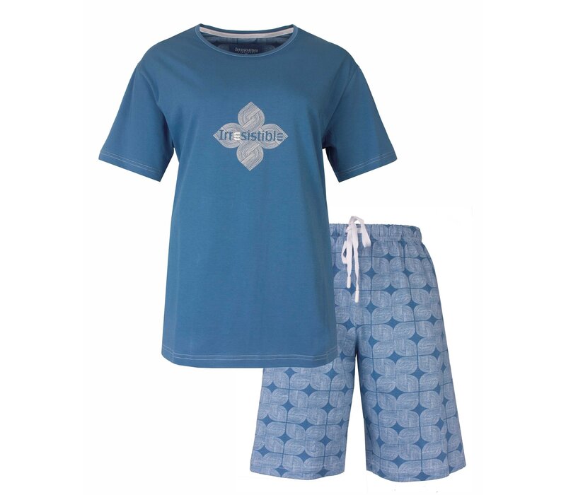 Irresistible Dames Shortama Ocean Blue