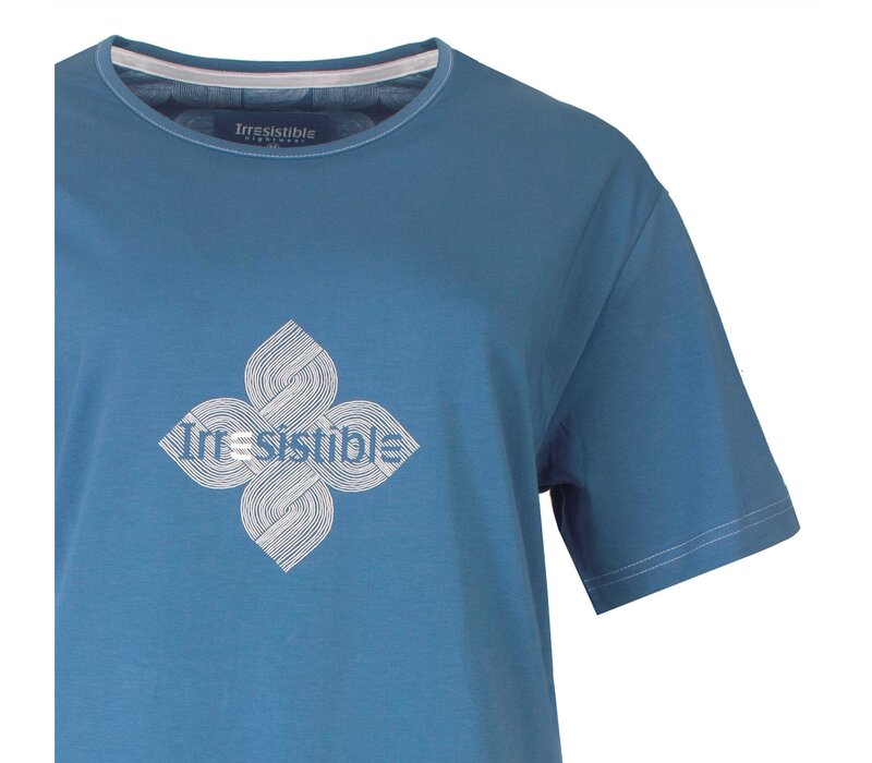 Irresistible Dames Shortama Ocean Blue