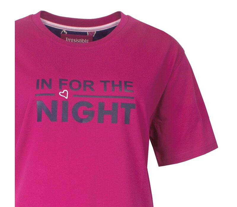 Irresistible dames pyjama 3/4 fuchsia