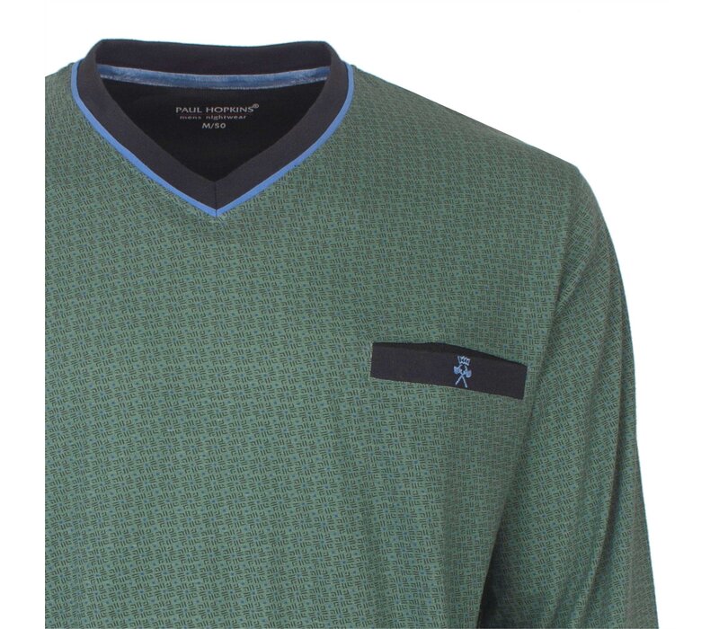 Paul Hopkins Heren Pyjama Groen
