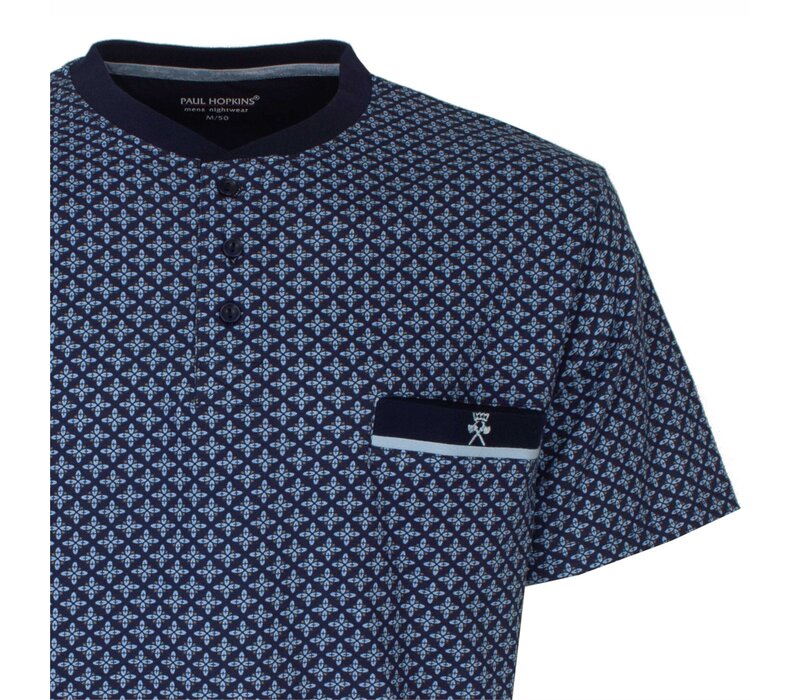 Paul Hopkins Heren Shortama Blue