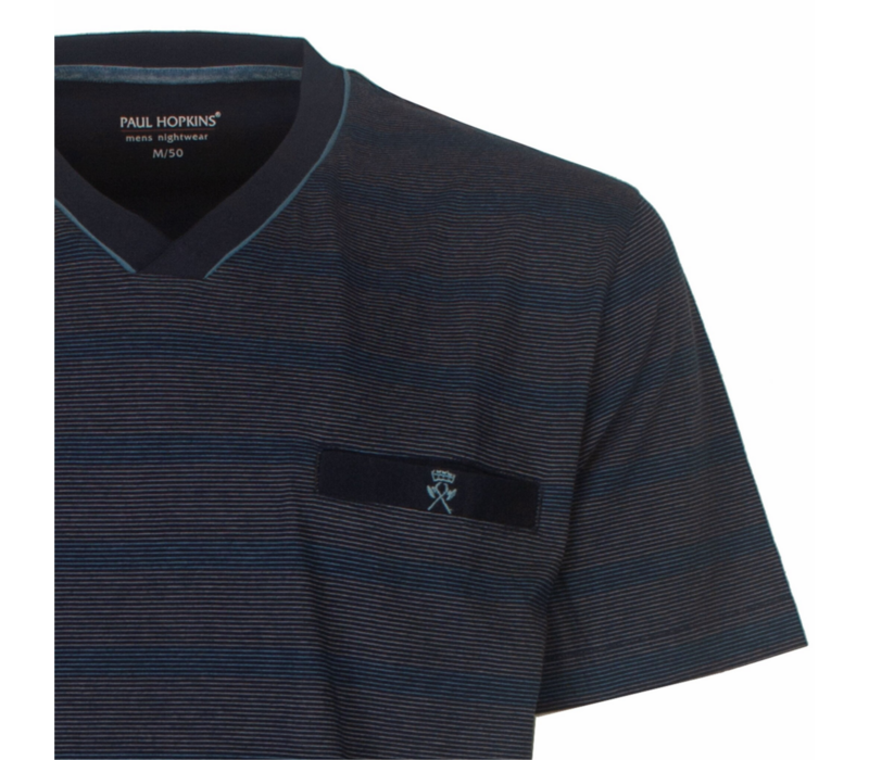 Paul Hopkins Heren Shortama Dark Blue