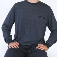 Paul Hopkins Heren Pyjama Dark Blue