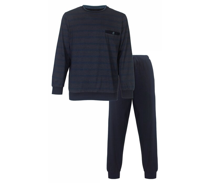 Paul Hopkins Heren Pyjama Dark Blue