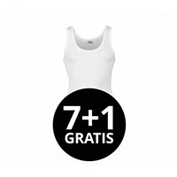 Beeren Heren Singlet M3000 Wit voordeelpack