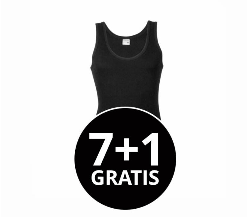 Beeren Heren Singlet M3000 Zwart Voordeelpack