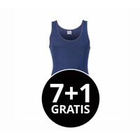 heren singlet M3000 donkerblauw voordeelpack